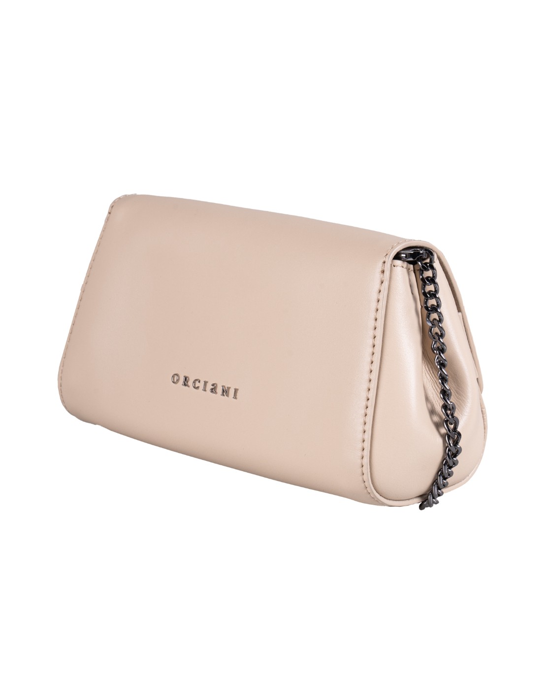 shop ORCIANI  Borsa: Orciani borsa clutch "Gossip" in pelle liscia.
Tre tasche interne di cui una con zip.
Chiusura con patta.
Tracolla aggiuntiva in catena.
Vitello liscio; finitura palladio.
Dimensioni: Larghezza: 20 cm / Altezza: 10 cm / Profondità: 7 cm.
Composizione: 100% pelle di vitello.
Made in Italy.. B02169 CHC-NUDE number 6214819